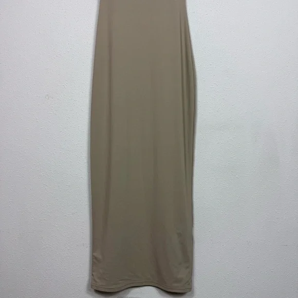 MESHKI Jill Sleeveless Tank Midi Dress Taupe XXS NWT - Picture 5 of 8